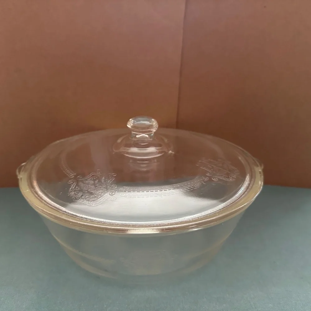 Vintage Glasbake Yellow Casserole Dish (1940's)